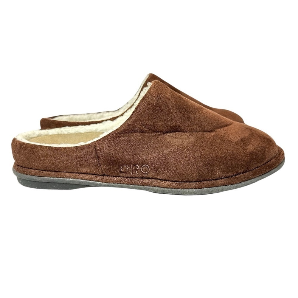 Dr. Comfort Brown Slip On Lounge Shoes Mens Size 10 - Picture 3 of 12